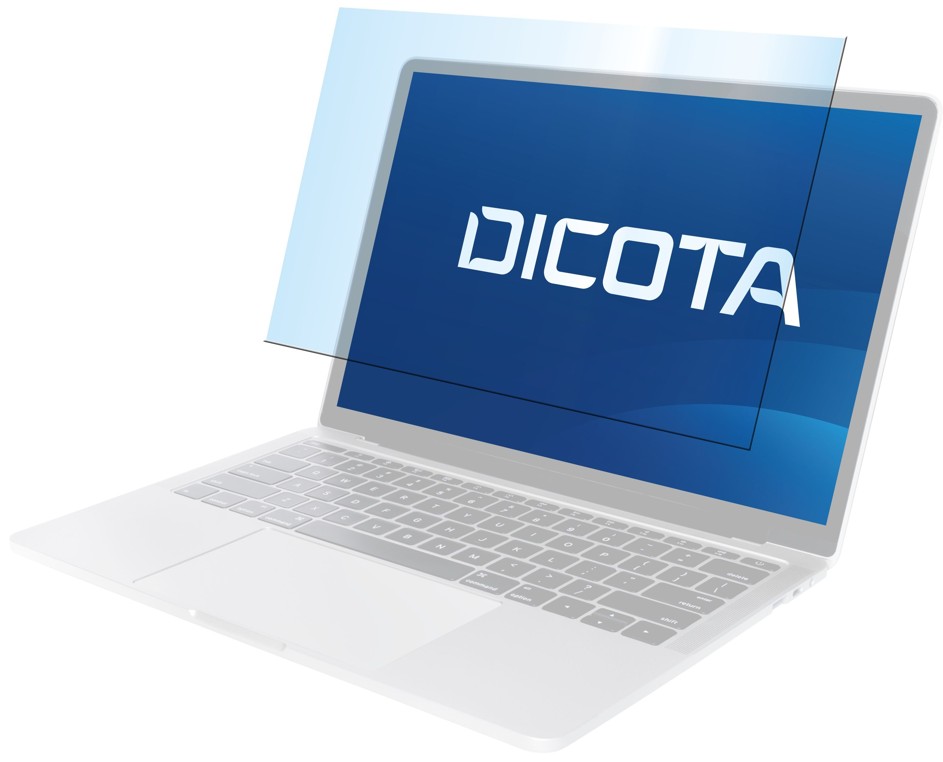 DICOTA Anti-Glare Blickschutzfilter 13,3" (16:10) 3H Transparent