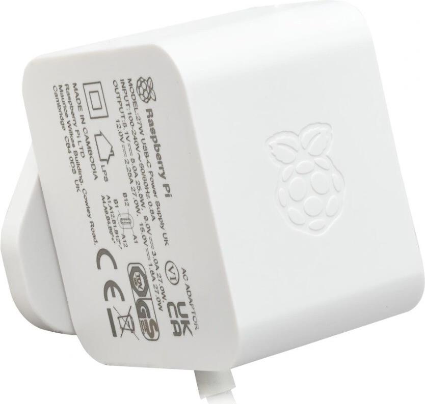 Raspberry Pi SC1152 Netzteil & Spannungsumwandler Drinnen 27 W Weiß (SC1152)