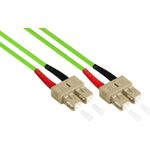 Alcasa LW-8005SC5 Glasfaserkabel 0,5 m LSZH OM5 SC Grün (LW-8005SC5)