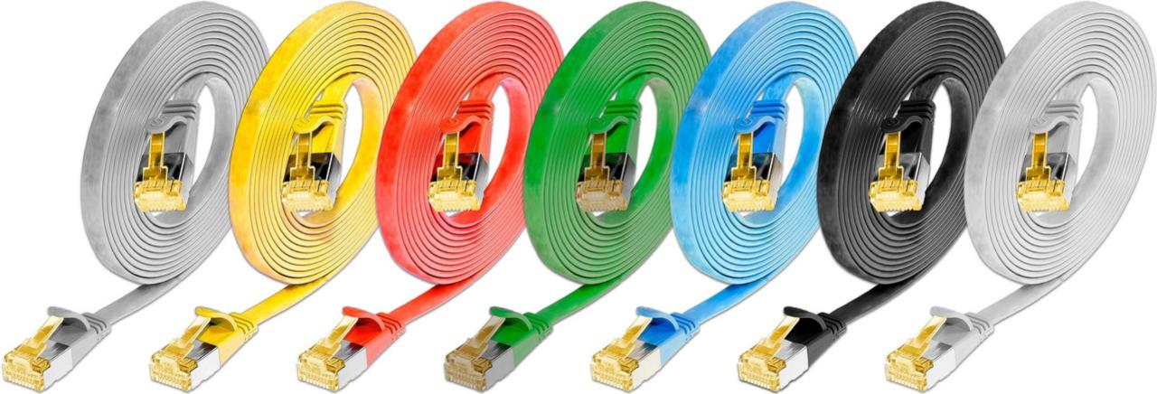 Wirewin PKW-STP-SLIM-K6A 7.0 GN Cat6a U/FTP Netzwerkkabel 7 m Grün