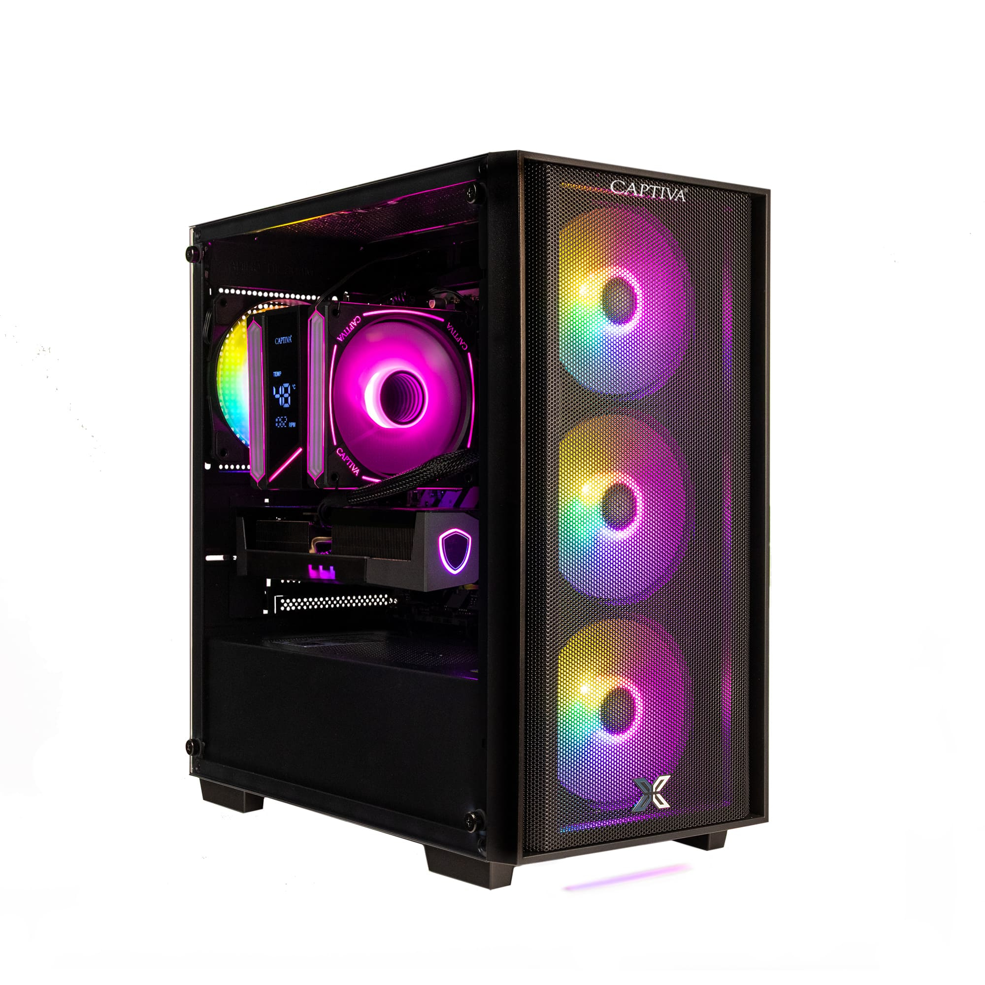 CAPTIVA Power Starter R94-690 Desktop-PC AMD Ryzen 5 5600G 32 GB RAM 500 GB SSD Schwarz