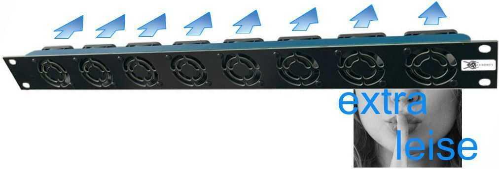 Liebernetz 19"-SILENT-Lüftereinheit (90LN19LUE1HE8BS)