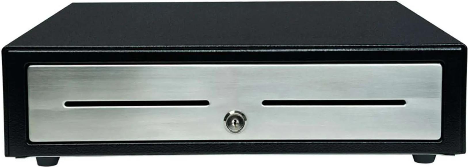 Star Micronics Choice Series CD4-1416 Kassenschublade mit Edelstahlfront, Schwarz