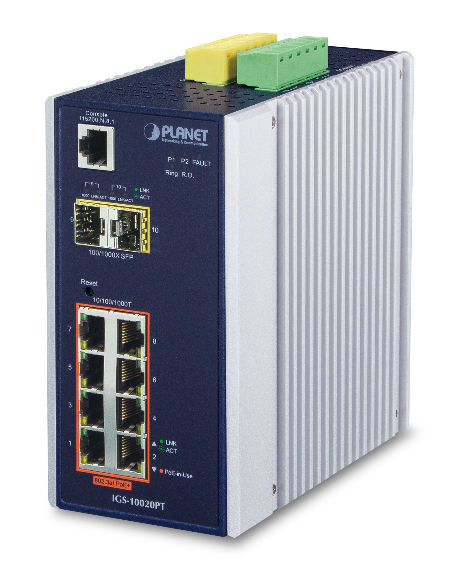 Planet IGS-10020PT Managed Switch 10-Port Gigabit PoE + 2x SFP