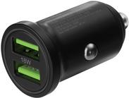 Deltaco KFZ-Ladegerät 36W 2x USB schwarz (USB-CAR128)