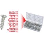 KS TOOLS Werkzeuge-Maschinen GmbH Sortiment Holzschrauben, 550-tlg (970.0430)