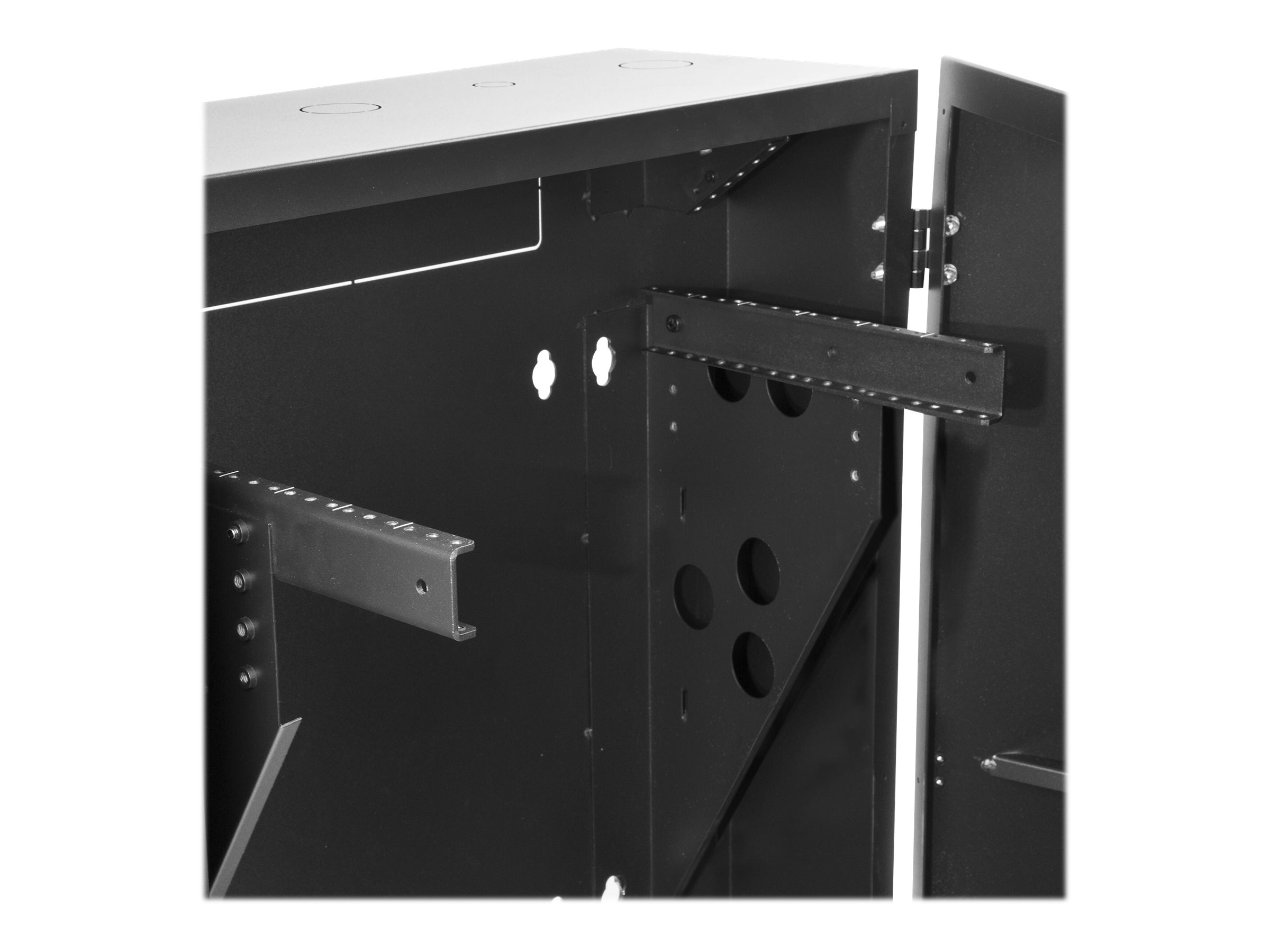 StarTech.com 6HE Wandmontage-Serverschrank 76 cm tief Vertikal 6U Schwarz
