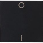 KOPP HK07 Flächenwippe mit Aufdruck I-O & Federplatte (IP20 | 2-polig) (491950008)