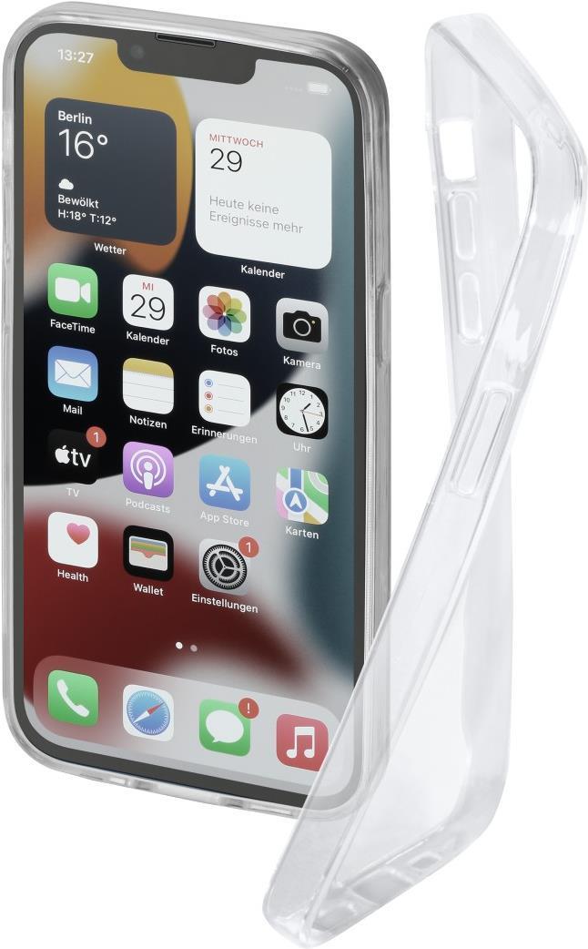 Hama Cover Crystal Clear für Apple iPhone 14 Max, Transparent (00215534)