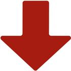 Brady, B-514, ToughStripe, Bodenmarkierung, Pfeil, Polyester, Rot, 50,8 x 127mm (1 VE = 100 Stück) (104412)