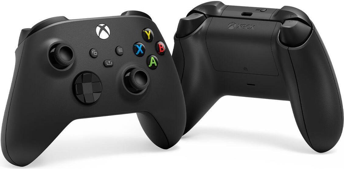 Microsoft Xbox Wireless Controller Schwarz Gamepad Analog / Digital Android (QAT-00009)