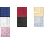 PAPSTAR Servietten "ROYAL Collection Ornaments", arktikblau aus Tissue, 1/4 Falz, 4-lagig, Maße: 400 x 400 mm, - 1 Stück (37023)