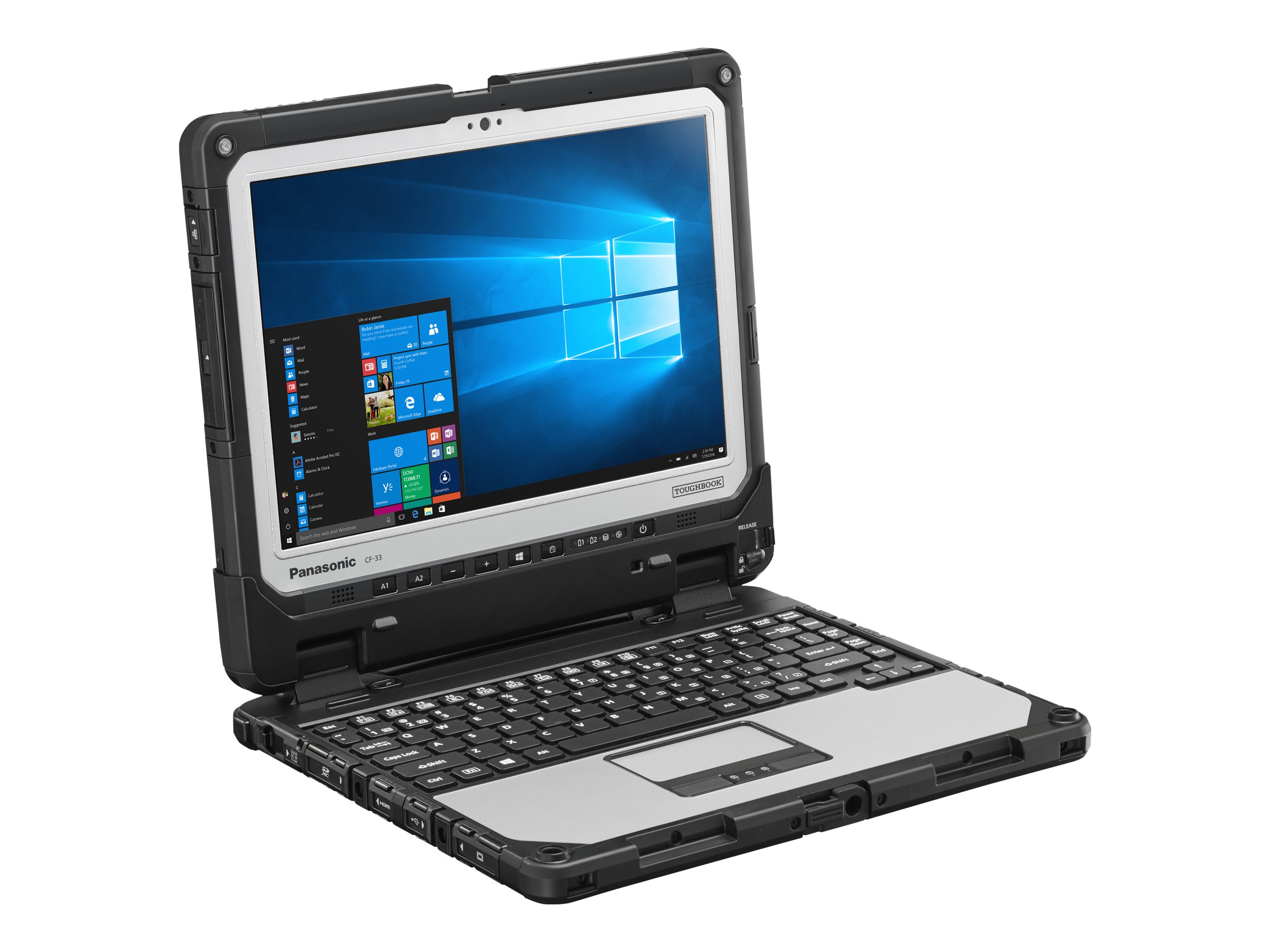 Panasonic Toughbook CF-33 12" Core i5 16 GB RAM 512 GB SSD Schwarz