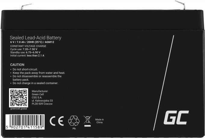 Green Cell USV-Akku (AGM12)