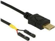 Delock Kabel USB Type-C™ Stecker > 2 x Pfostenbuchse einzeln Strom 20 cm (85395)