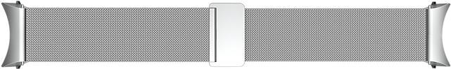 Samsung ITFIT Milanese Band für die Galaxy Watch4 - 40 mm, Silver (GP-TYR860SAASW)