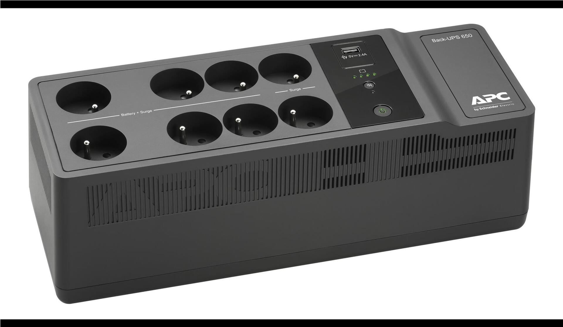APC Back-UPS BE650G2-FR USV 650 VA 400 W Schwarz