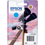 EPSON Singlepack Cyan 502 Ink SEC (C13T02V24020)
