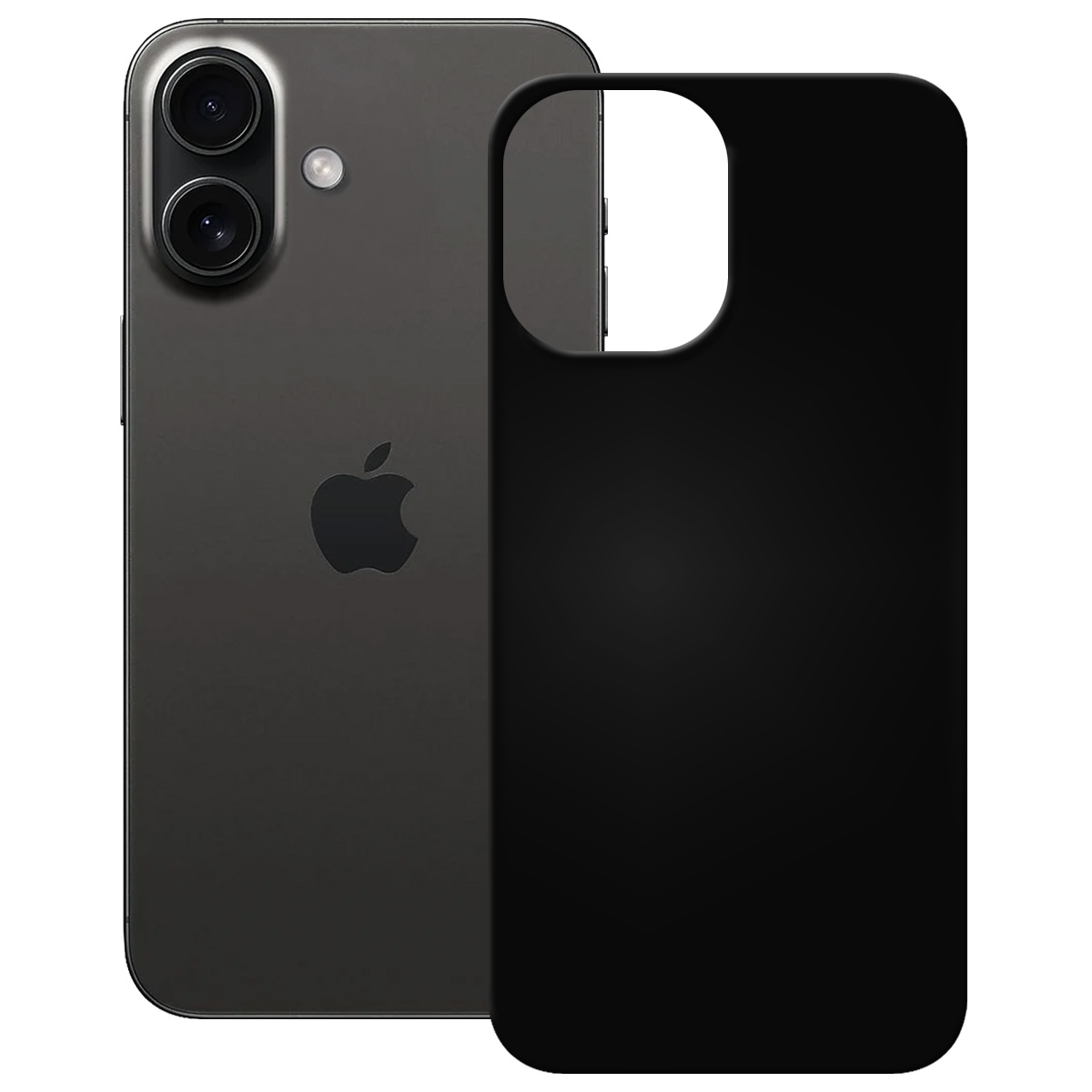 PEDEA TPU Case für Apple iPhone 16 Plus 6,7" Schwarz