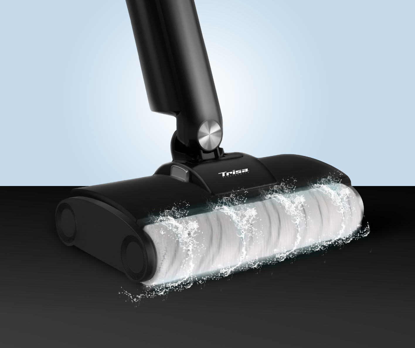 Trisa Wet Clean Comf. T9746 Akku Stabstaubsauger 0,4 l 60 W Schwarz - Silber