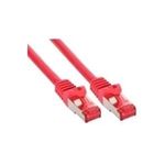 InLine® Patchkabel, S/FTP (PiMf), Cat.6, rot, 1m (76411R)