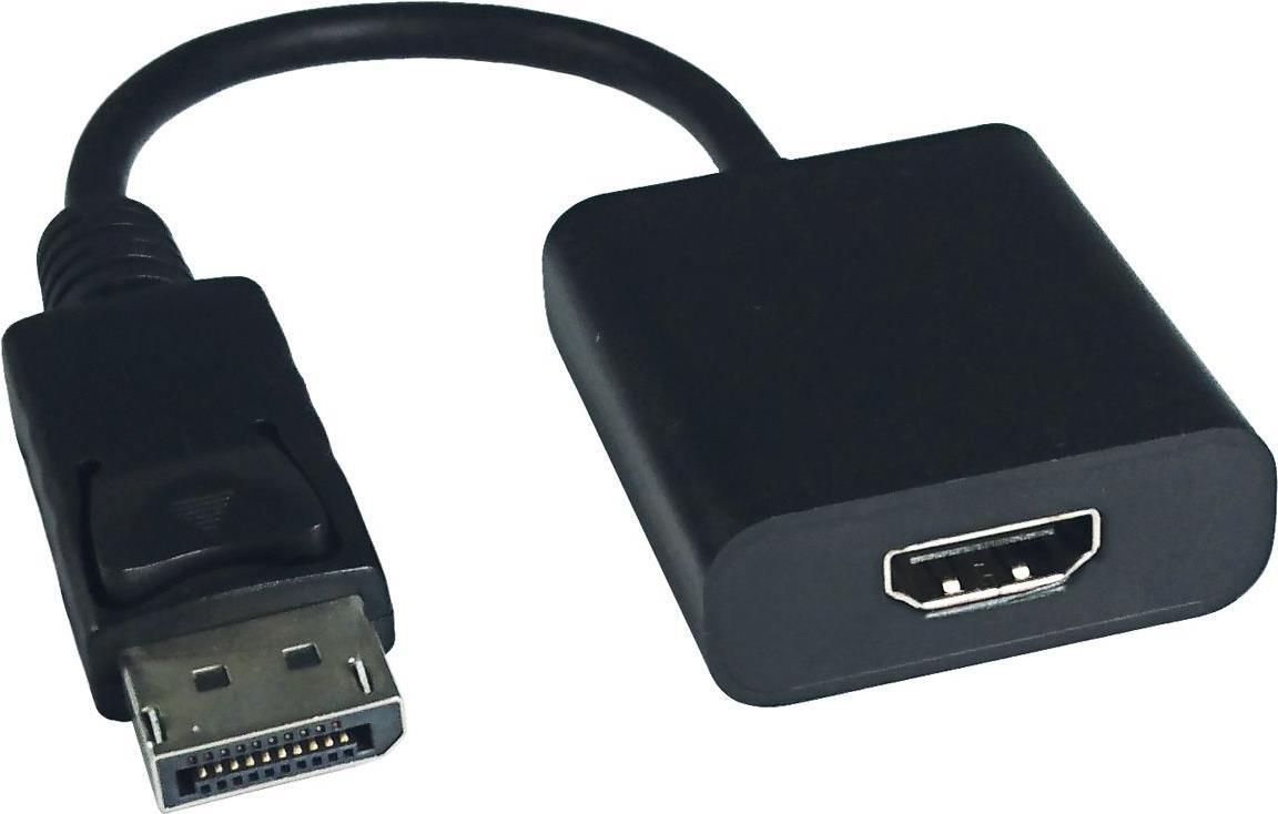 Value 12.99.3162 Videokabel-Adapter 0,15 m DisplayPort HDMI Typ A (Standard) Schwarz (12.99.3162)