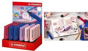 STABILO Textmarker BOSS ORIGINAL NatureCOLORS, 30er Display Keilspitze, Strichstärke: 2,0 (70/30-3-2)