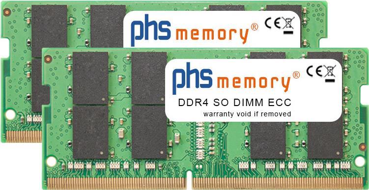 PHS-MEMORY 32GB (2x16GB) Kit RAM Speicher für Dell Precision 7510 DDR4 SO DIMM ECC 2133MHz PC4-2133P