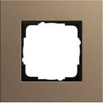 GIRA 0211 221. Produktfarbe: Bräune, Markenkompatibilität: GIRA, Material: Polycarbonat, Holz. Breite: 95 mm, Höhe: 95 mm, Dicke: 9,9 mm (0211221)