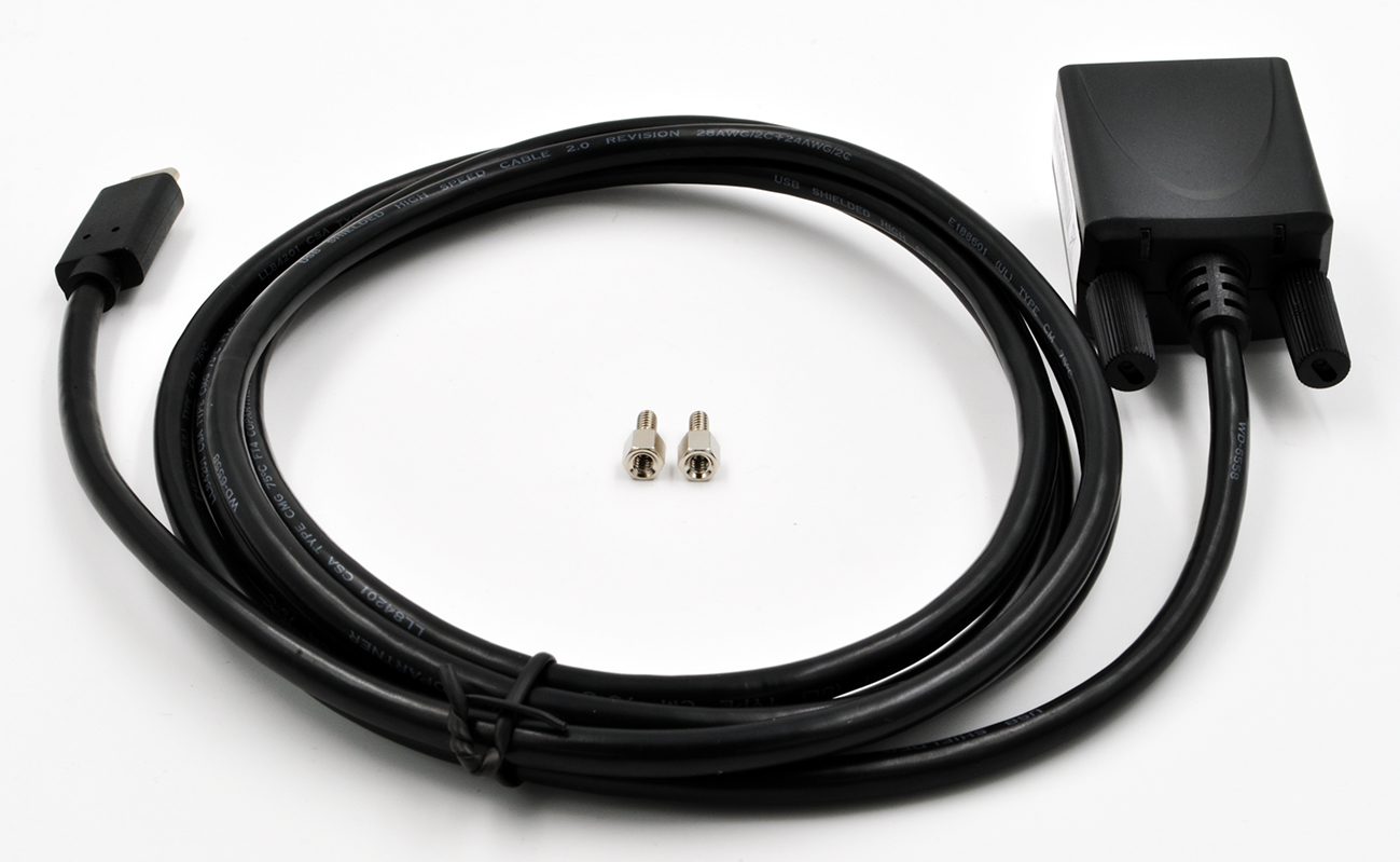 EXSYS EX-2311-2IS Serieller Adapter USB-C auf RS-232 DB-9 1,8 m Schwarz