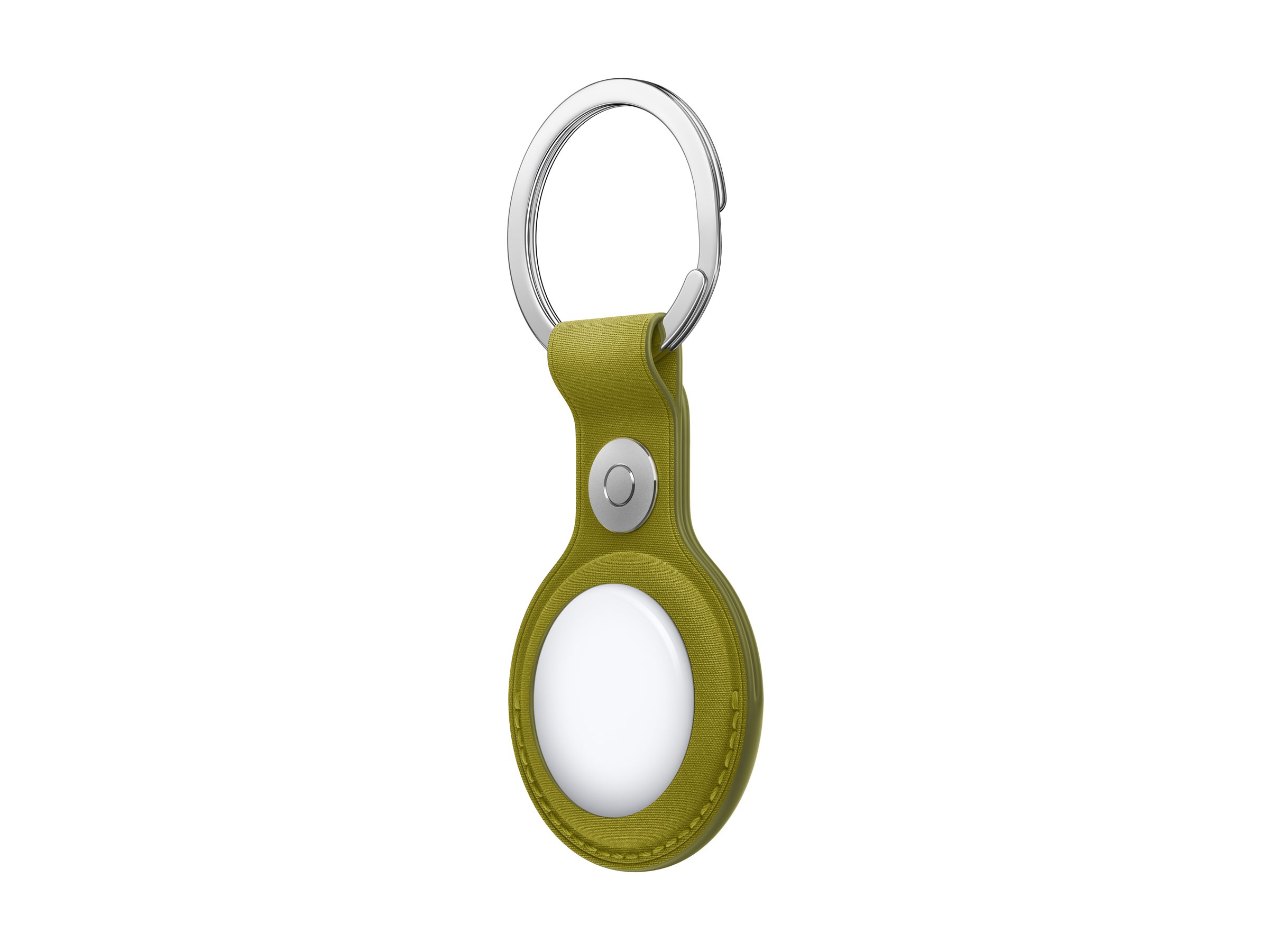 Apple AirTag Feingewebe Schlüsselanhänger - Chartreuse