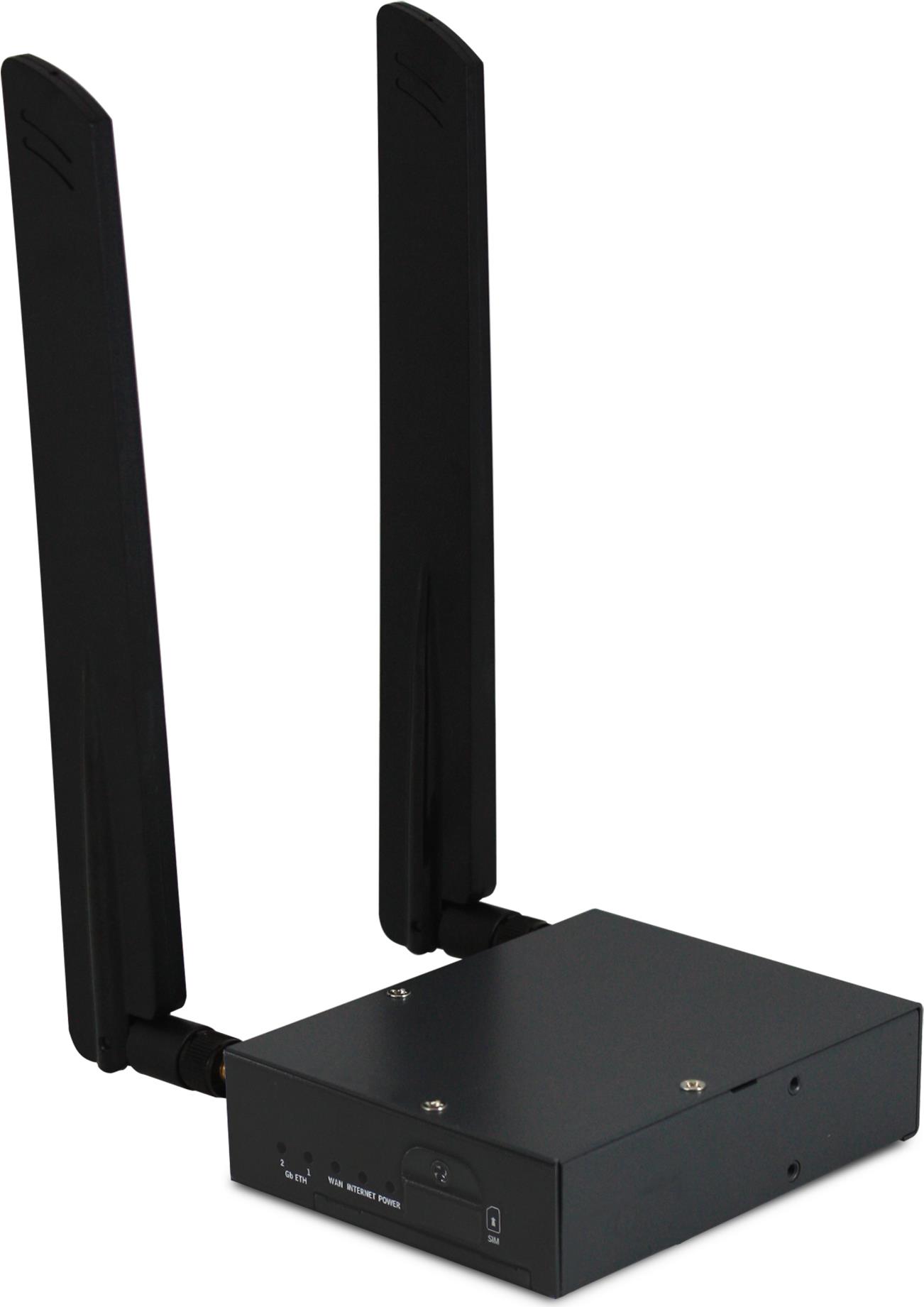 BECbyBillion 4G LTE Industrial Router with Kabelrouter Schnelles Ethernet Schwarz (M150)