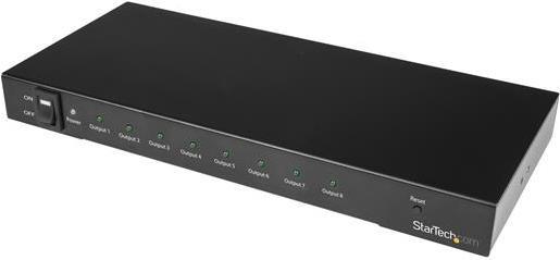 STARTECH.COM 8 Port 4K 60Hz HDMI Splitter - HDR Unterstützung - 7.1 Surround Audio Sound - HDMI Vert
