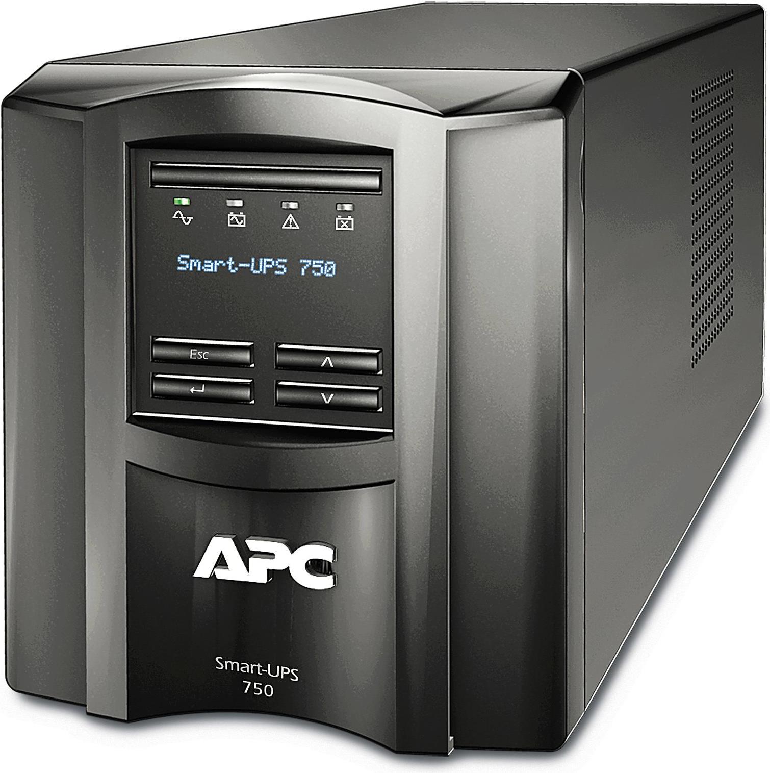 APC Smart-UPS SMT750IC - USV 750 VA 500 W Schwarz