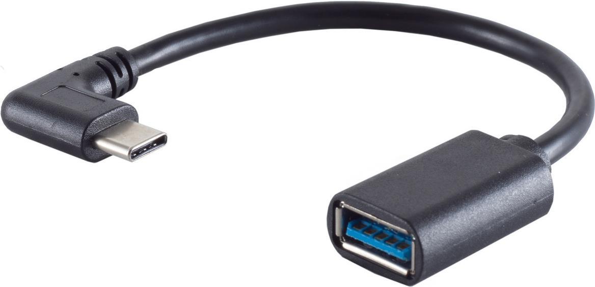 shiverpeaks BS13-30010 USB Kabel 0,1 m USB 3.2 Gen 1 (3.1 Gen 1) USB C USB A Schwarz (BS13-30010)