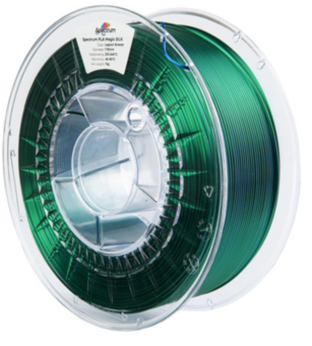 Spectrum Filaments PLA Magic SILK Filament 1.75 mm 1 kg Lagoon Breeze