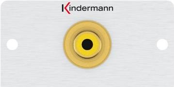 KINDERMANN KIND Anschlussblende Video 7444000503 (Cinch) 7444000503