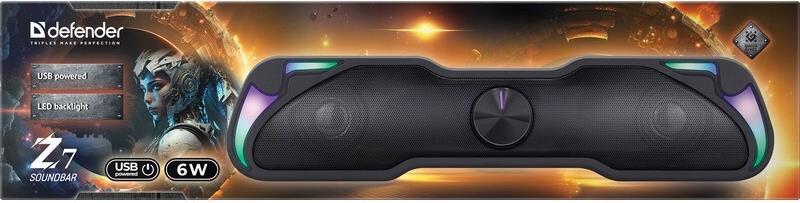 LAUTSPRECHER DEFENDER SOUNDBAR Z7 6W LED USB (65107)