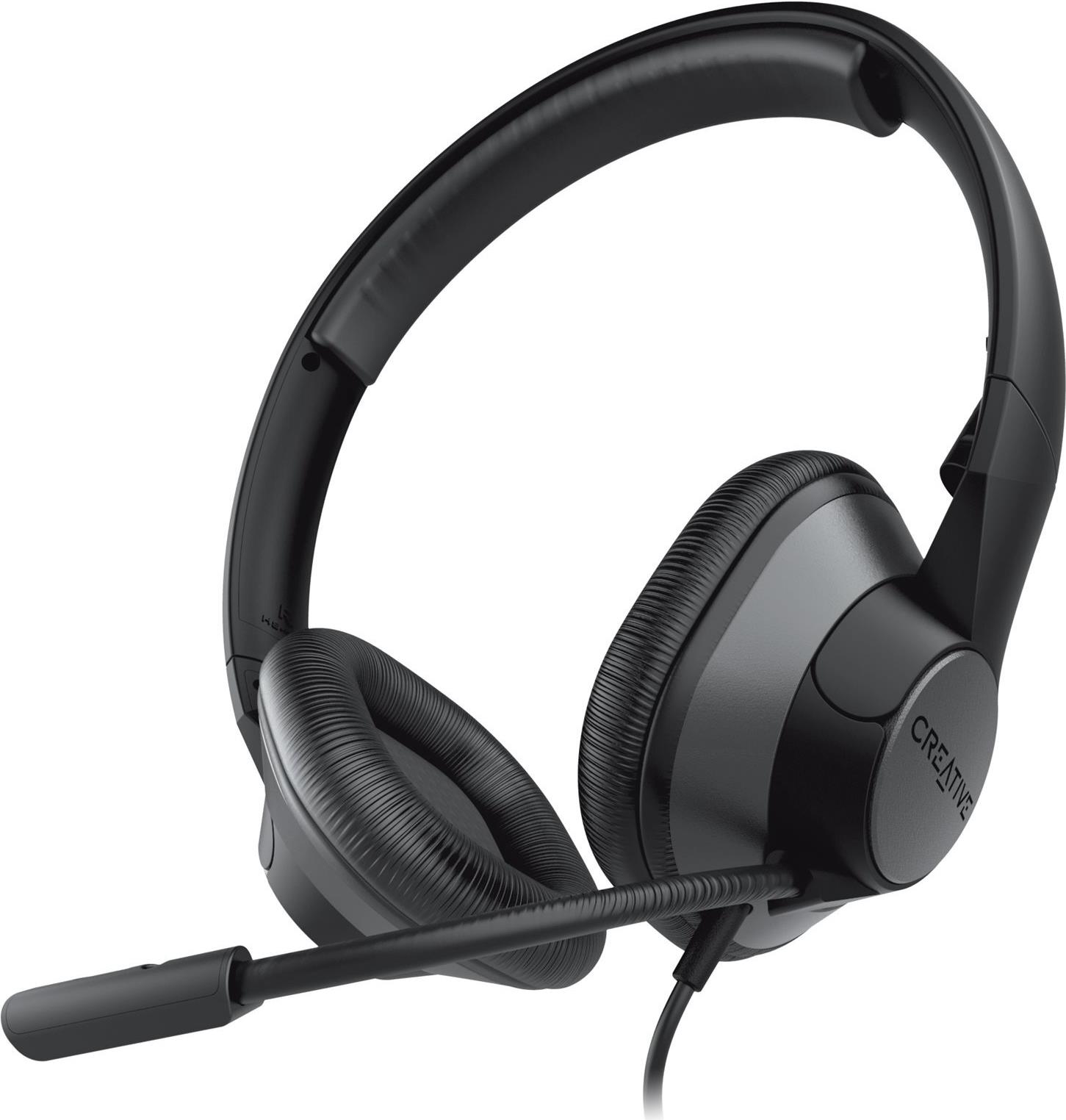 Creative ChatMax HS-720 V2 On-Ear Headset USB kabelgebunden Schwarz