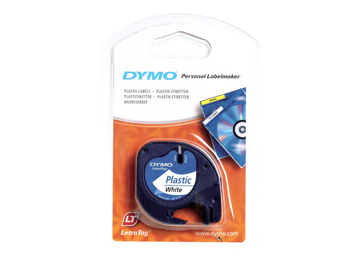 Dymo DYMO LetraTAG 12 mm x 4 m Weiß