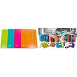 ELBA Eckspannermappe SCHOOL LIFE, 170 x 220 mm, sortiert mit Beschriftungsetikett, aus Karton 400 g/qm, mit 3 - 30 Stück (400036526)