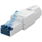 Goobay CAT 6A feldkonfektionierbarer RJ45-Stecker UTP ungeschirmt - für 5.0-8.5 mm (65941)