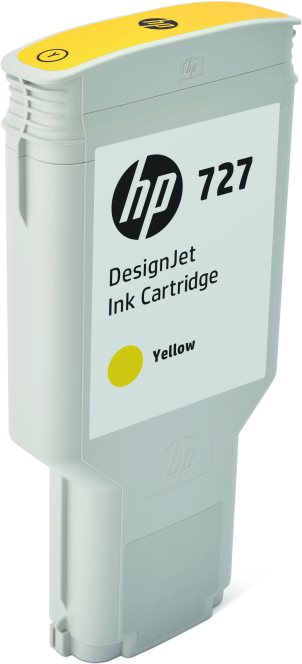 HP 727 300-ml Tintenpatrone Gelb (F9J78A)