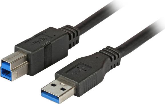 EFB-Elektronik USB3.0 Anschlusskabel A-B, St.-St., 1,8m, schwarz, Premium Hersteller: EFB Elektronik (K5236.1,8)