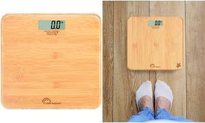 Little balance Digitale Personenwaage Turtle Bamboo, USB-C batteriefrei, wiederaufladbar, USB-C Ladetechnologie, - 1 Stück (LB 8745)