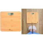 Little balance Digitale Personenwaage Turtle Bamboo, USB-C batteriefrei, wiederaufladbar, USB-C Ladetechnologie, - 1 Stück (LB 8745)