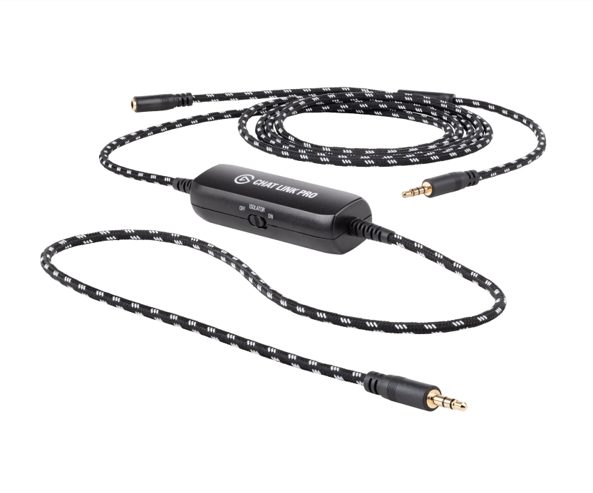 Elgato Chat Link Pro Audio-Kabel 2,5 m 3,5 mm Buchse 2 x 3,5 mm Stecker Schwarz