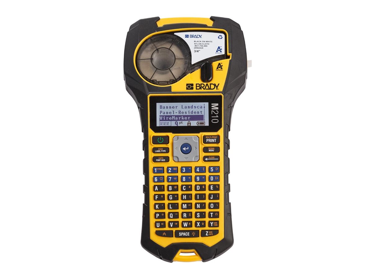 Brady M210 Etikettendrucker Thermotransfer 203 dpi Gelb, Schwarz