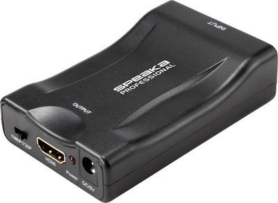 SpeaKa Professional AV Konverter SP-9395928 [SCART - HDMI] 1920 x 1080 Pixel (SP-9395928)