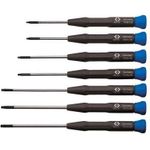 C.K Elektronik Schraubendreher-Satz 7-teilig, für Torx Schrauben, bestehend aus: TX06 (T4877 PX)